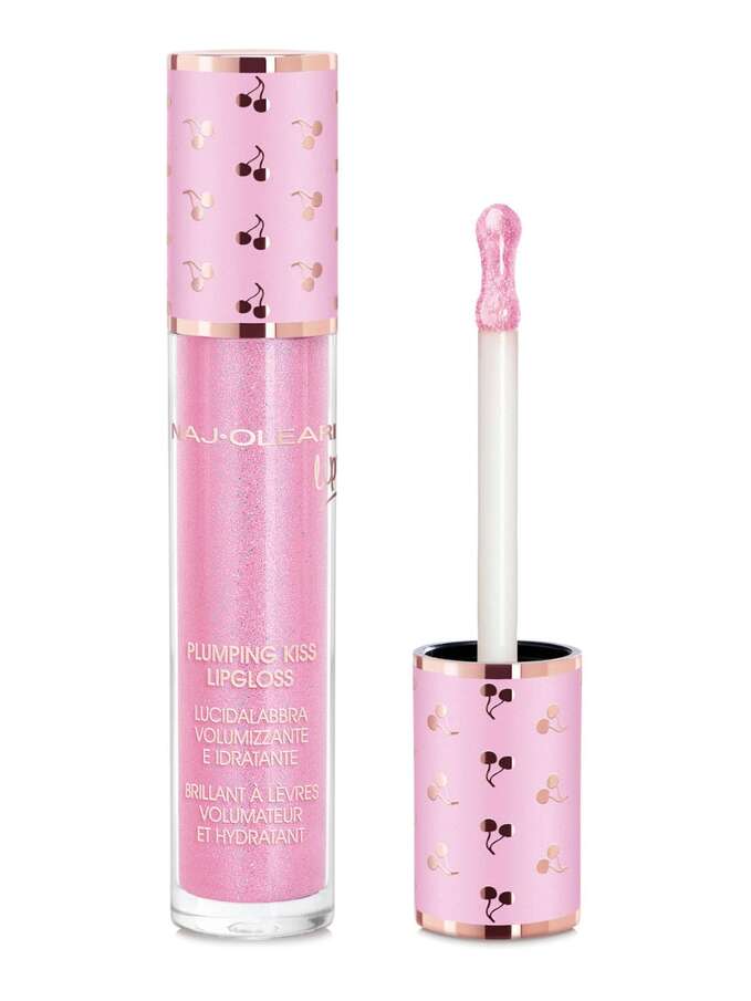 NAJ-OLEARI Plumping Kiss Lip Gloss 11 Holographic Pink 1