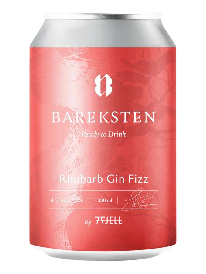 Bareksten by 7 Fjell Rhubarb Gin Fizz