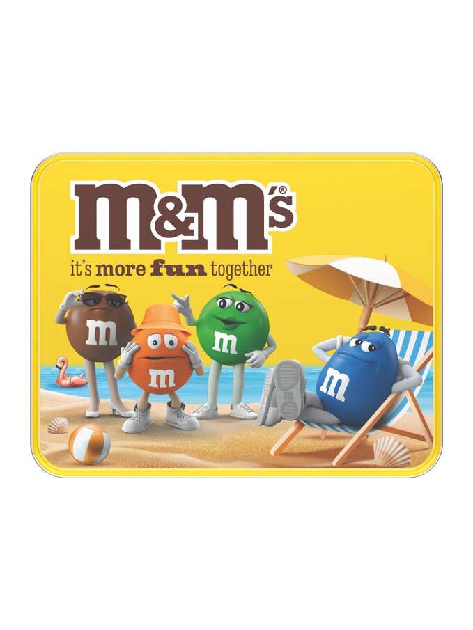 M&Ms Peanut Candy Tin 330g 3