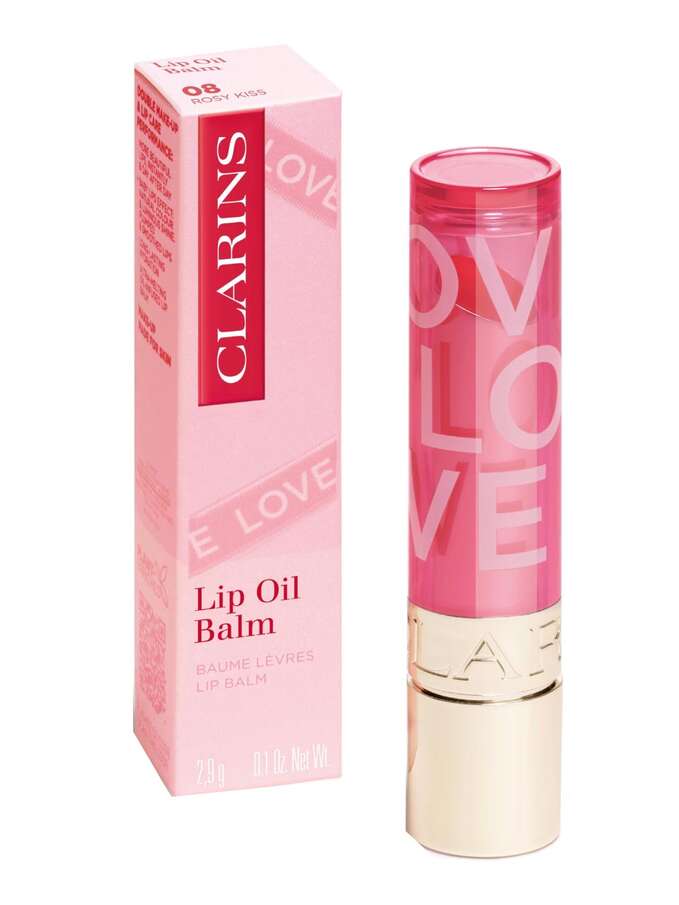 Clarins Lip Oil Lip Balm No 8 Rosy Kiss 1