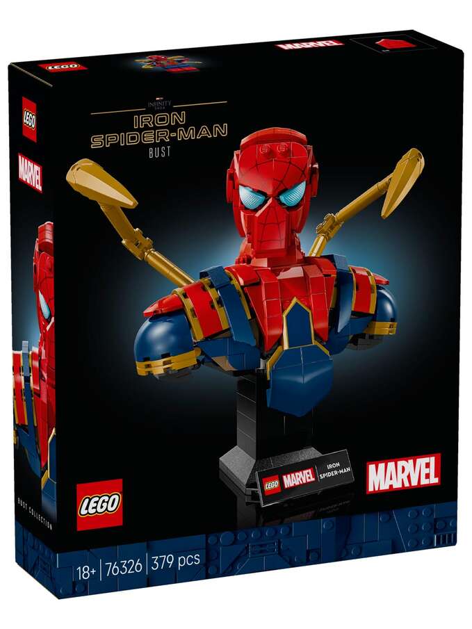 LEGO Marvel Iron spider-man byste