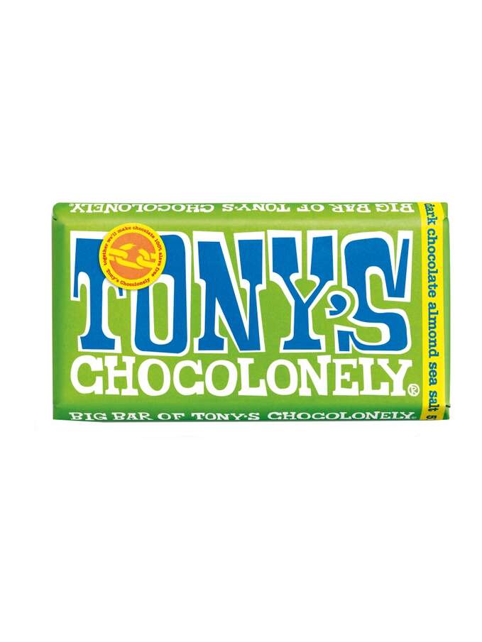 Tony's Chocolonely Dark Almond Sea Salt 51%