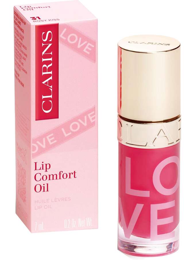 Clarins Lip Comfort Oil Lip Gloss No 31 Rosy Kiss 1