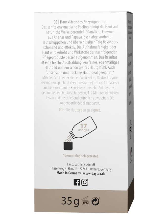 Daytox Enzyme Peeling Purifiying Enzyme Scrub 3