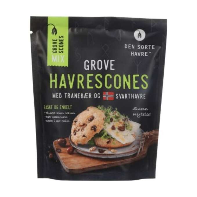 Økologisk Havrescones med Tranebær 300 g