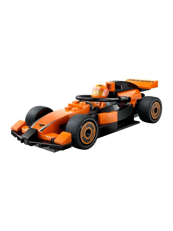LEGO City Project Alicia 2025 F1 Driver with McLaren Race Car 1