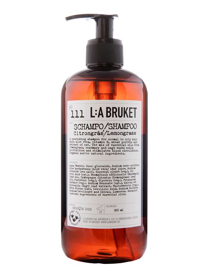 L:A Bruket Lemongrass 111 Shampoo 450 ml