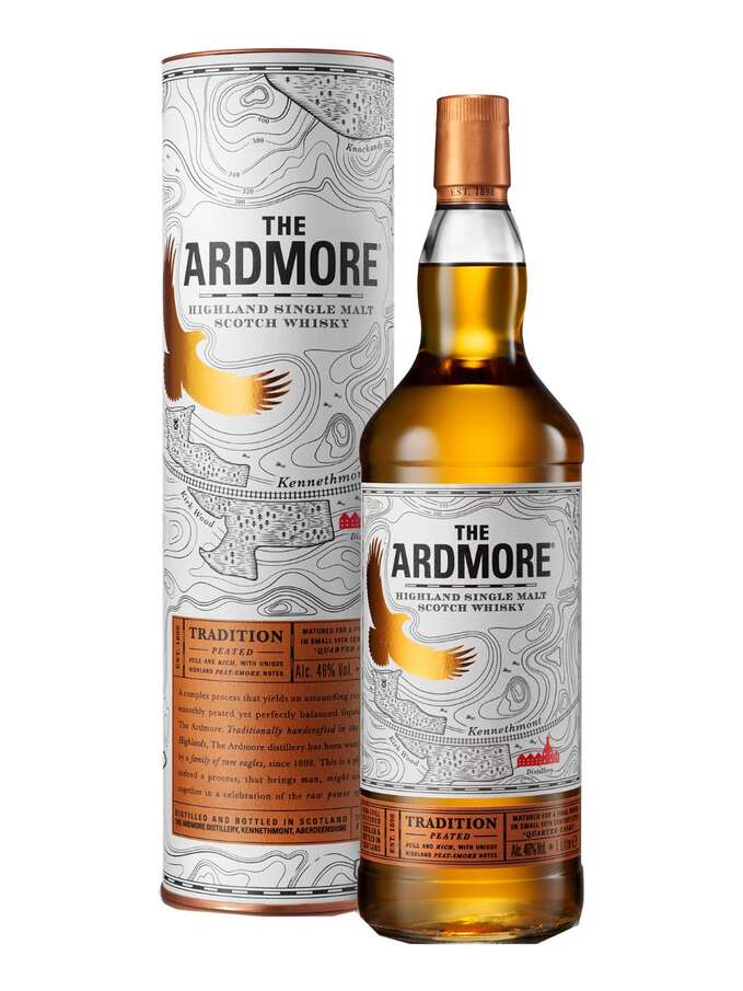 The Ardmore Traditional Peated HIghland Single Malt Scotch Whisky