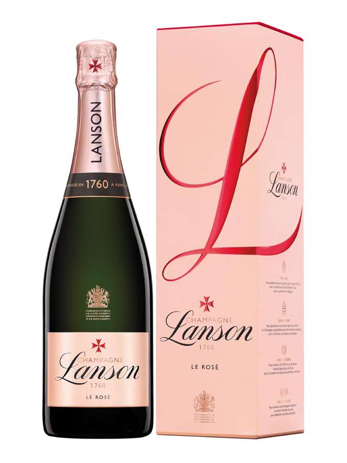 Lanson Rosé Label