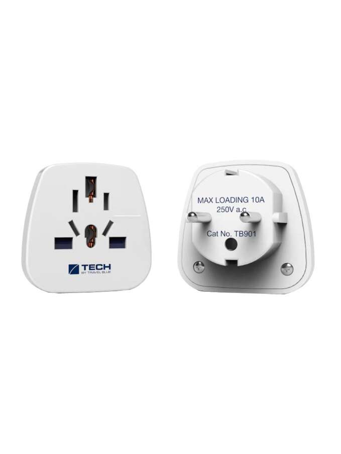 Travel Blue, 2 adaptors