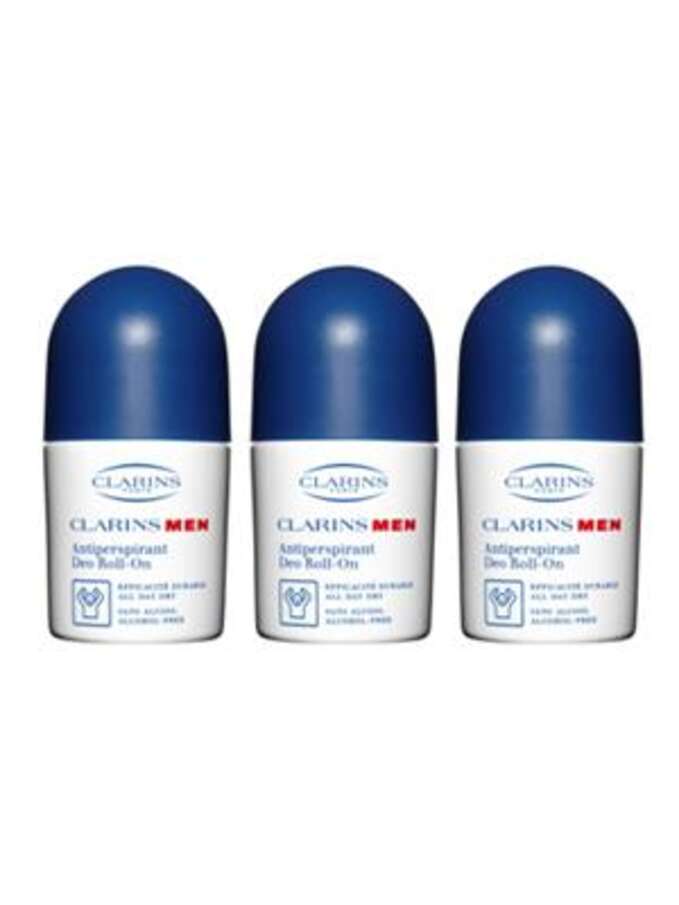 Clarins mann antiperspirant deo roll-on trio