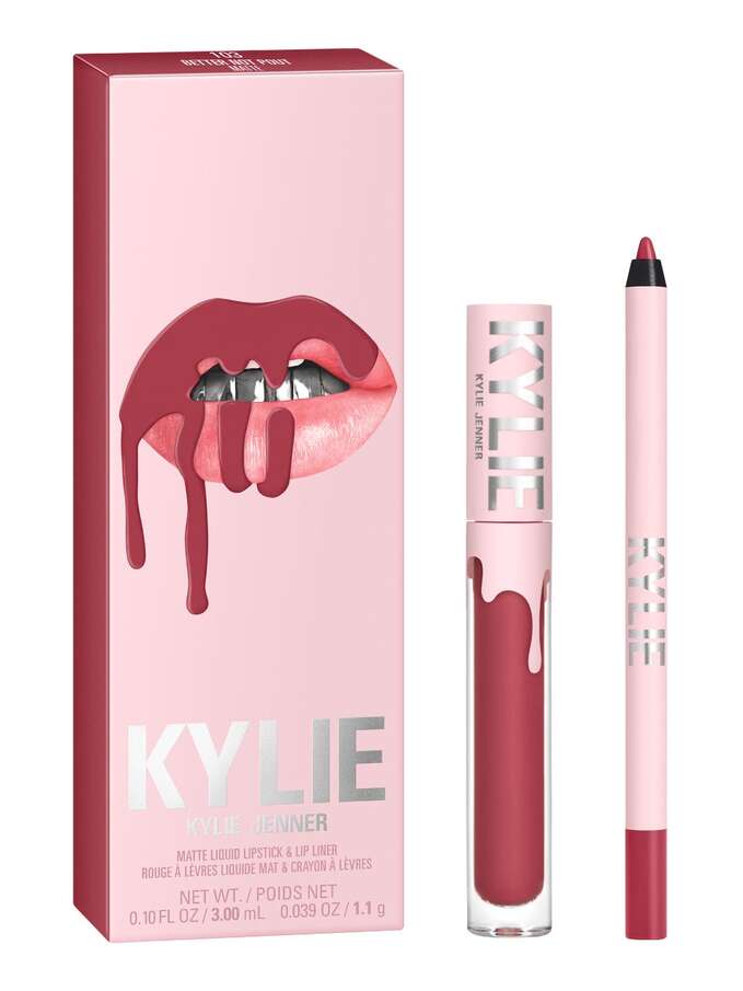 Kylie Lipstick Set Matte - 103 Better Not Pout