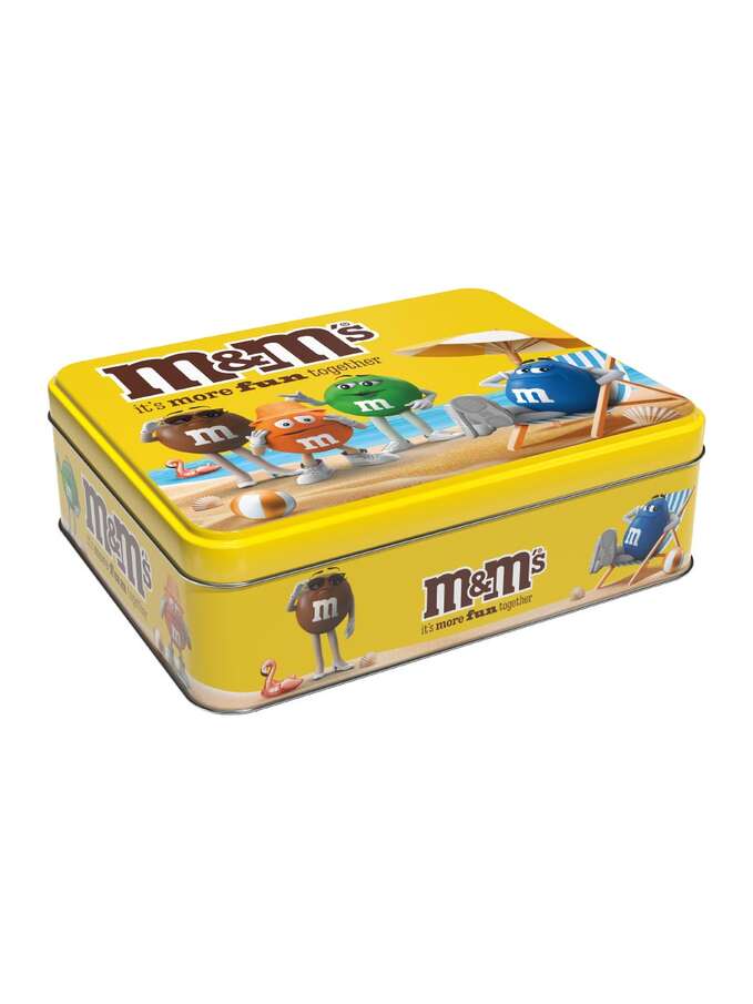 M&Ms Peanut Candy Tin 330g 2
