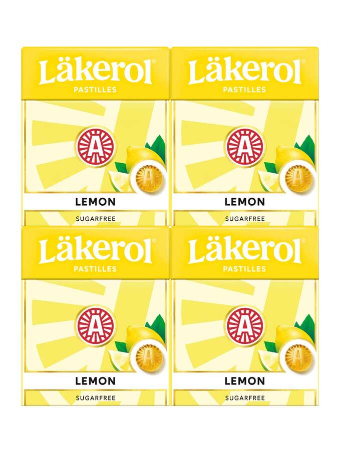 Läkerol Lemon 4 x 25g