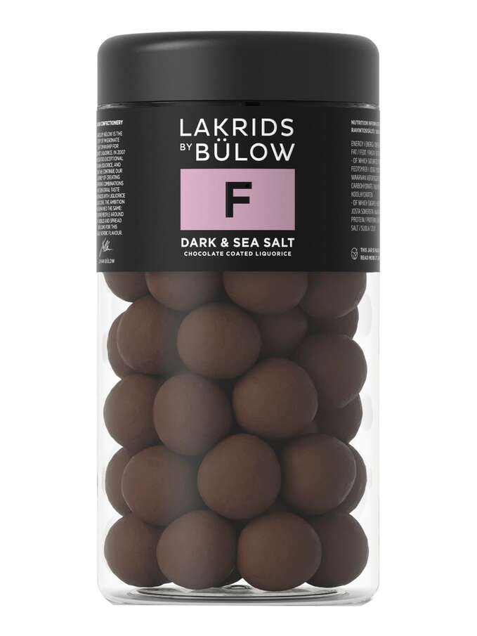 Lakrids by Bülow F Dark & Sea Salt 295g