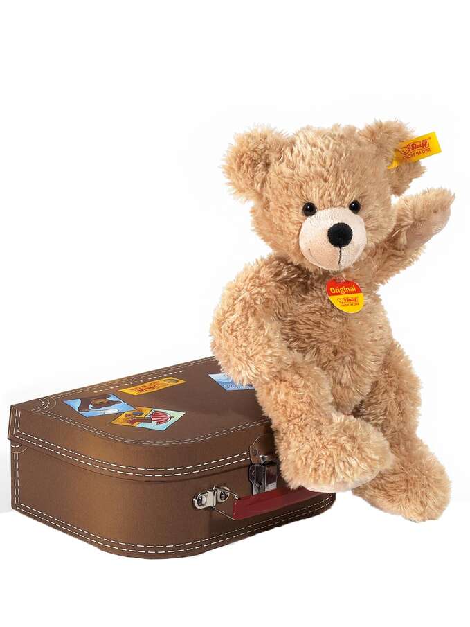 Steiff Teddybjørnen Fynn i koffert 1
