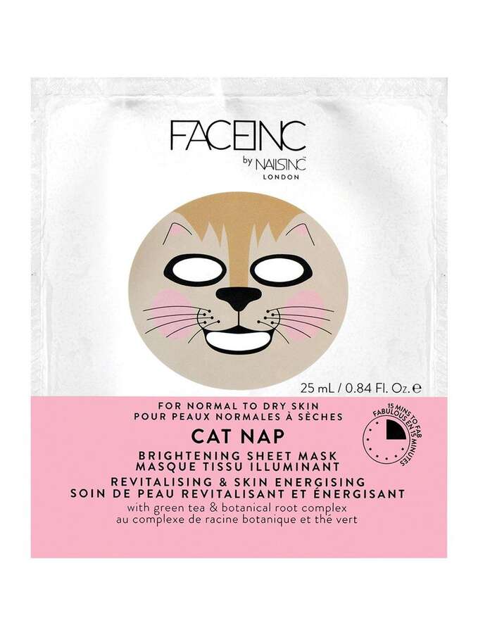 Face Inc. Cat Nap Brightening Sheet Mask