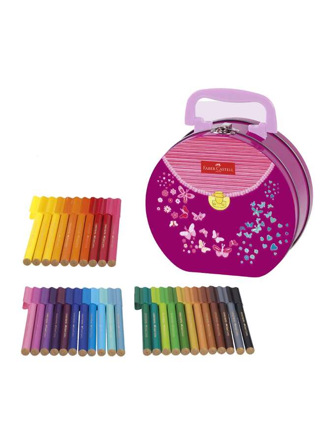 Faber-Castell håndveske med fiberpenner 1
