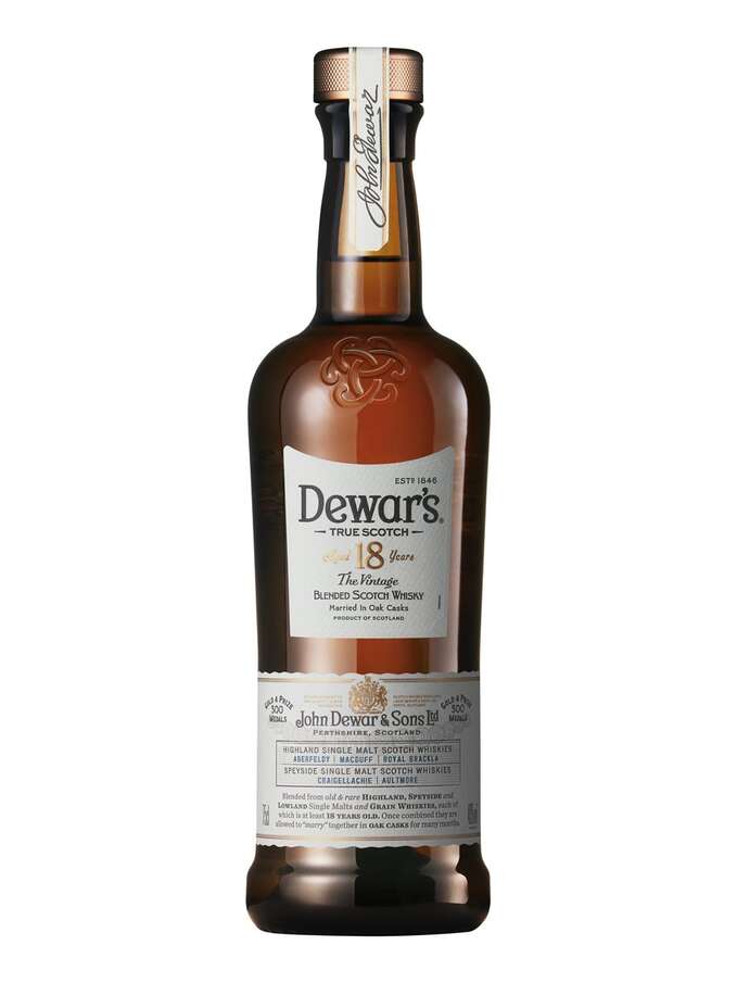 Dewar's Blended Scotch Whisky 18 years old 1