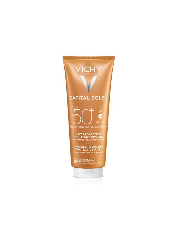 Vichy Capital Soleil Invisible Hydrating  Protective Milk Face & Body SPF50+ 1