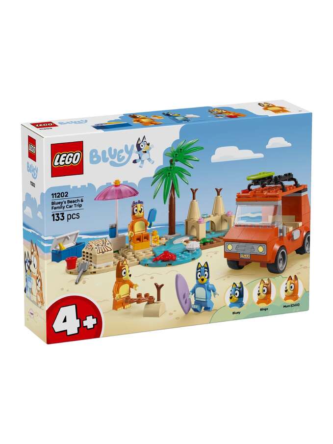 LEGO Bluey's familietur til stranden