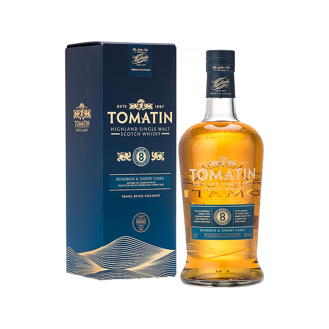 Tomatin 8 YO Highland Single Malt Scotch Whisky