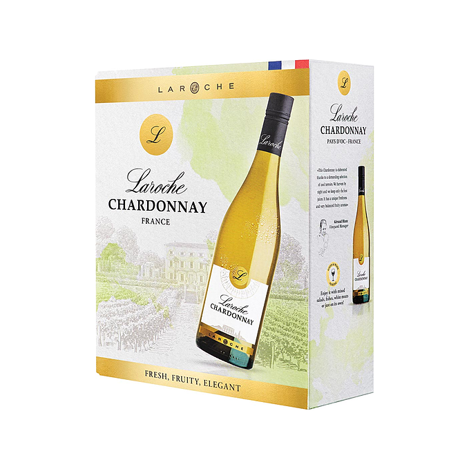 L chardonnay Bag in box