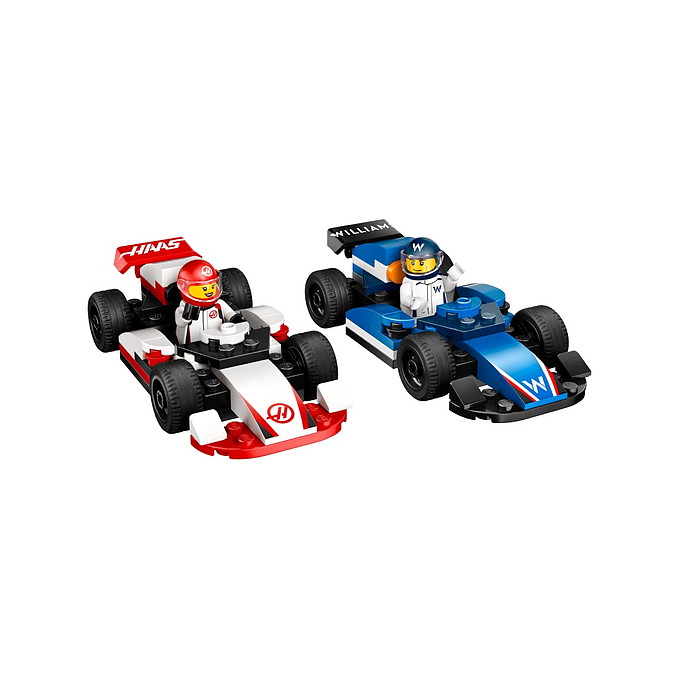 Lego City F1 Williams Racing & Haas F1 Race Cars 1