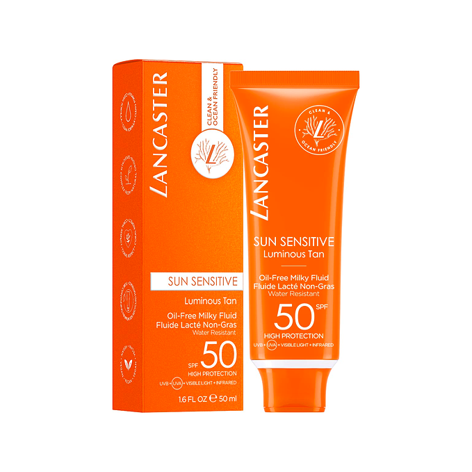 Lancaster Sun Care Oil Free Milky Fluid SPF50 1