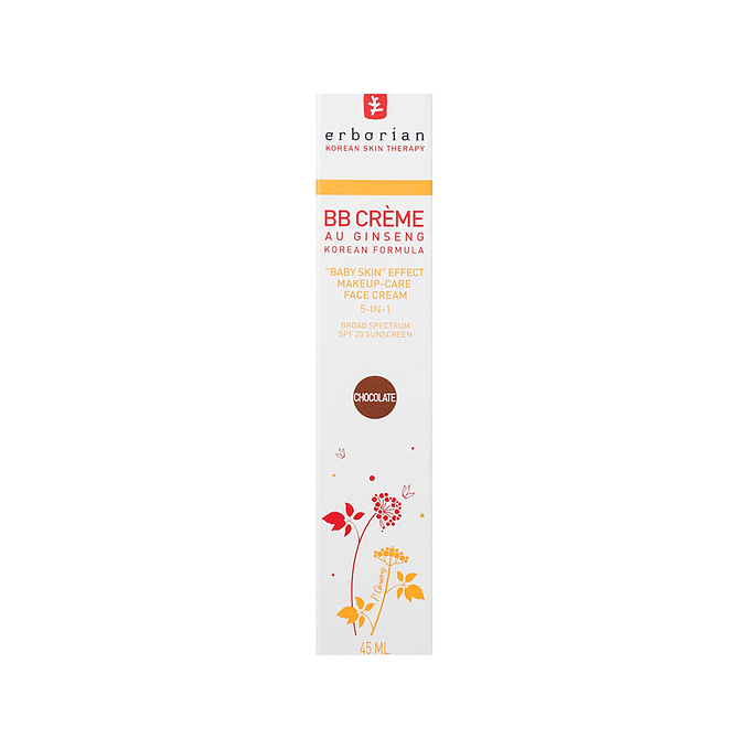 Erborian BB Crème Makeup-Care Face Cream "Baby Skin" Effect SPF 20 Chocolat 1