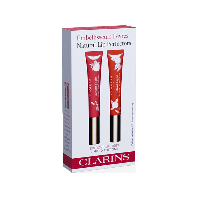 Clarins Instant Light Lip Perfector Duo Travel Set