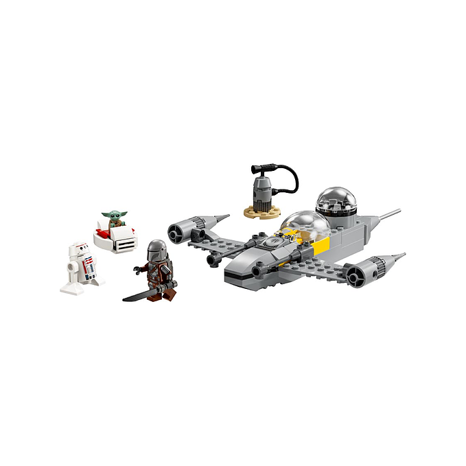 Lego Star Wars Mando and Grogu's n-1 starfighter 1