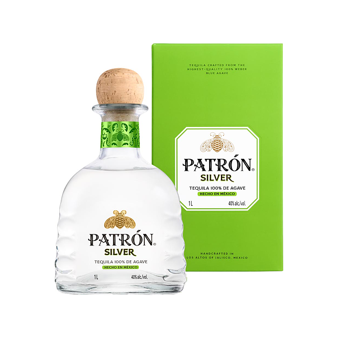Patron Tequila Silver 40% 1 L