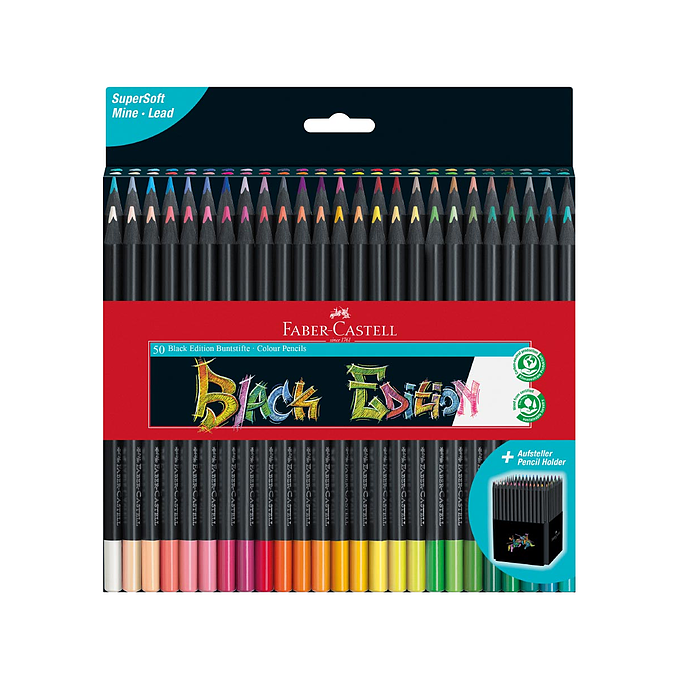 Faber-Castell colour pencils black edition
