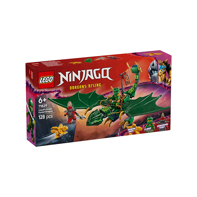 Lego Ninjago Lloyd's green forest dragon