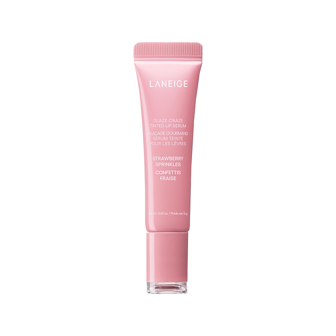 Laneige Glaze Craze Tinted Lip Serum Lip Balm Strawberry Sprinkles 12 g