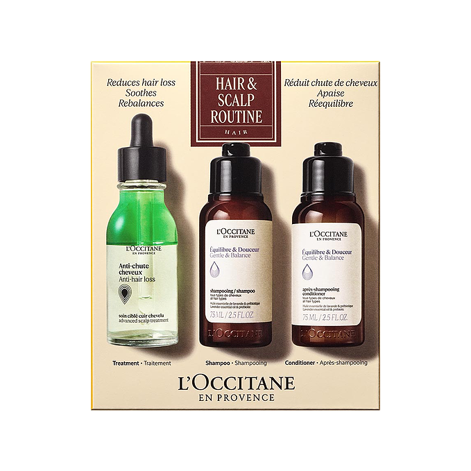 L'Occitane en Provence Advanced Hair & Scalp Routine Set 1