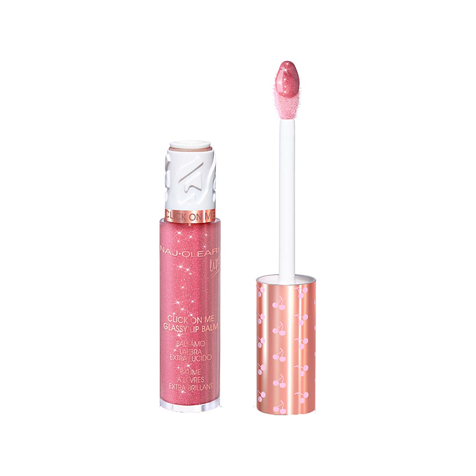 NAJ-OLEARI Click On Me Glassy Lip Balm 02 Luminous Pink 1