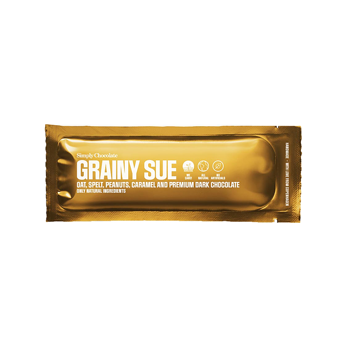 Simply Chocolate Grainy Sue bar