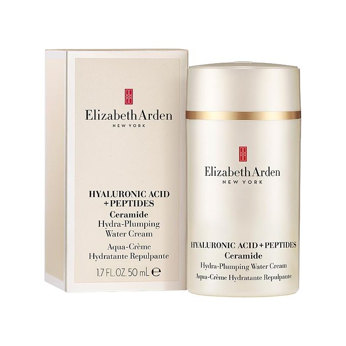 Elizabeth Arden Ceramide Hyaluronic Acid and Peptides Hydra Plumping Water Cream 50 ml