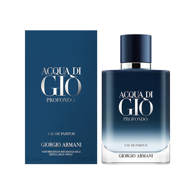 Giorgio Armani Acqua di Giò pour Homme Profondo Eau de Parfum Refillable 100 ml 1
