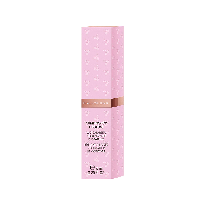 NAJ-OLEARI Plumping Kiss Lip Gloss 02 Cotton Candy Pink 2