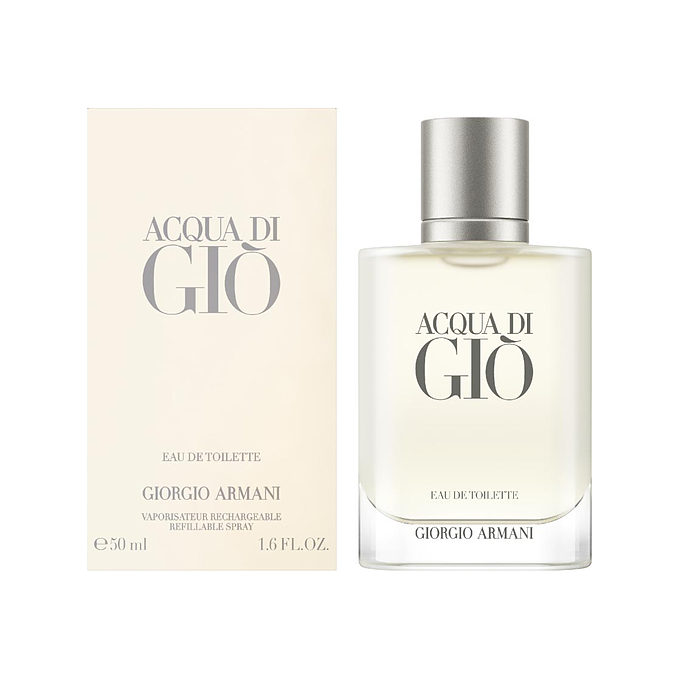 Giorgio Armani Acqua di Giò pour Homme Eau de Toilette Refillable 50 ml 1