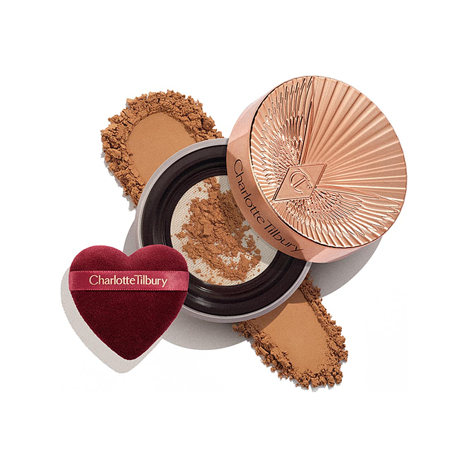 Charlotte Tilbury Airbrush Flawless Blur Loose Powder No 3 Translucent Tan Deep 2