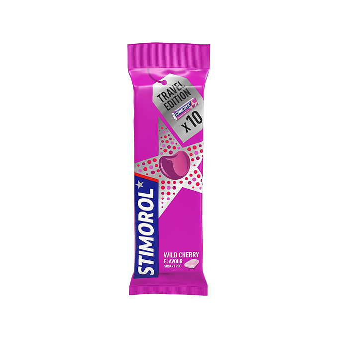 Stimorol Wild Cherry 10 pack Tyggegummi 140 g