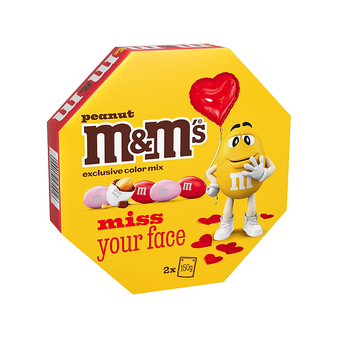 M&M'S Peanuts Gaveeske 300g