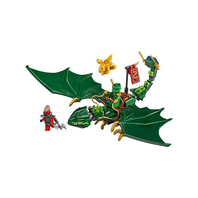 Lego Ninjago Lloyd's green forest dragon 1