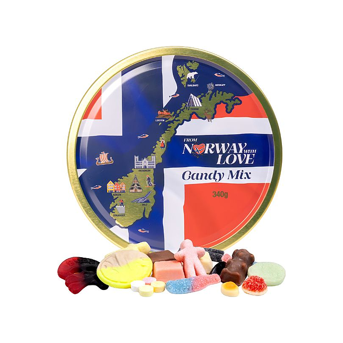 From Norway with Love tin box