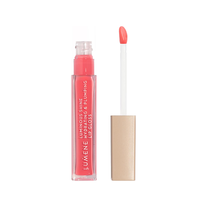 Lumene Luminous Shine Hydrating & Plumping Lip Gloss No 4 Peach Pink 1