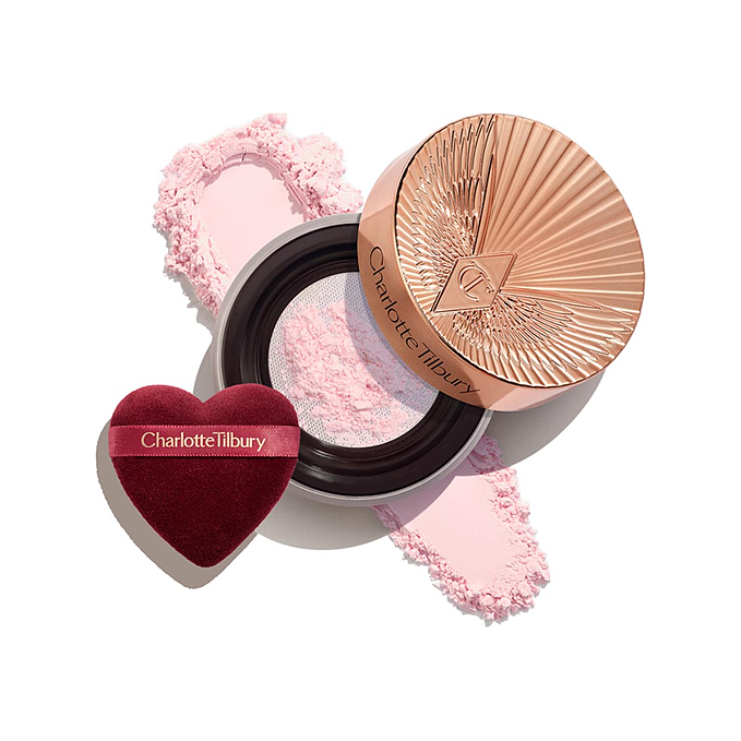 Charlotte Tilbury Airbrush Flawless Blur Loose Powder No 6 Brightening Pink 2
